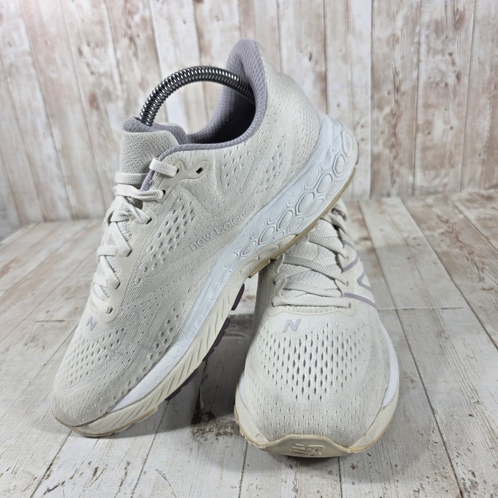 New Balance Fresh Foam 880 v11 Womens Running Shoes Cream Purple W880B11 Size 9 - Picture 5 of 8